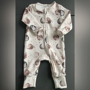 SHEIN Kids Planet Print One Piece